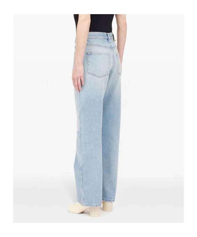 Distressed Denim Jeans