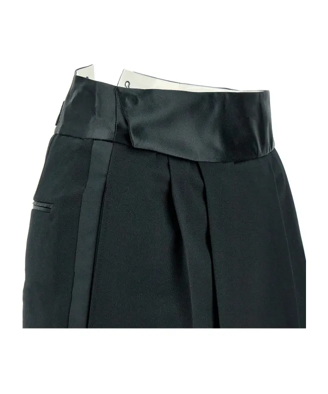 Pleat-Detailing Maxi Skirt