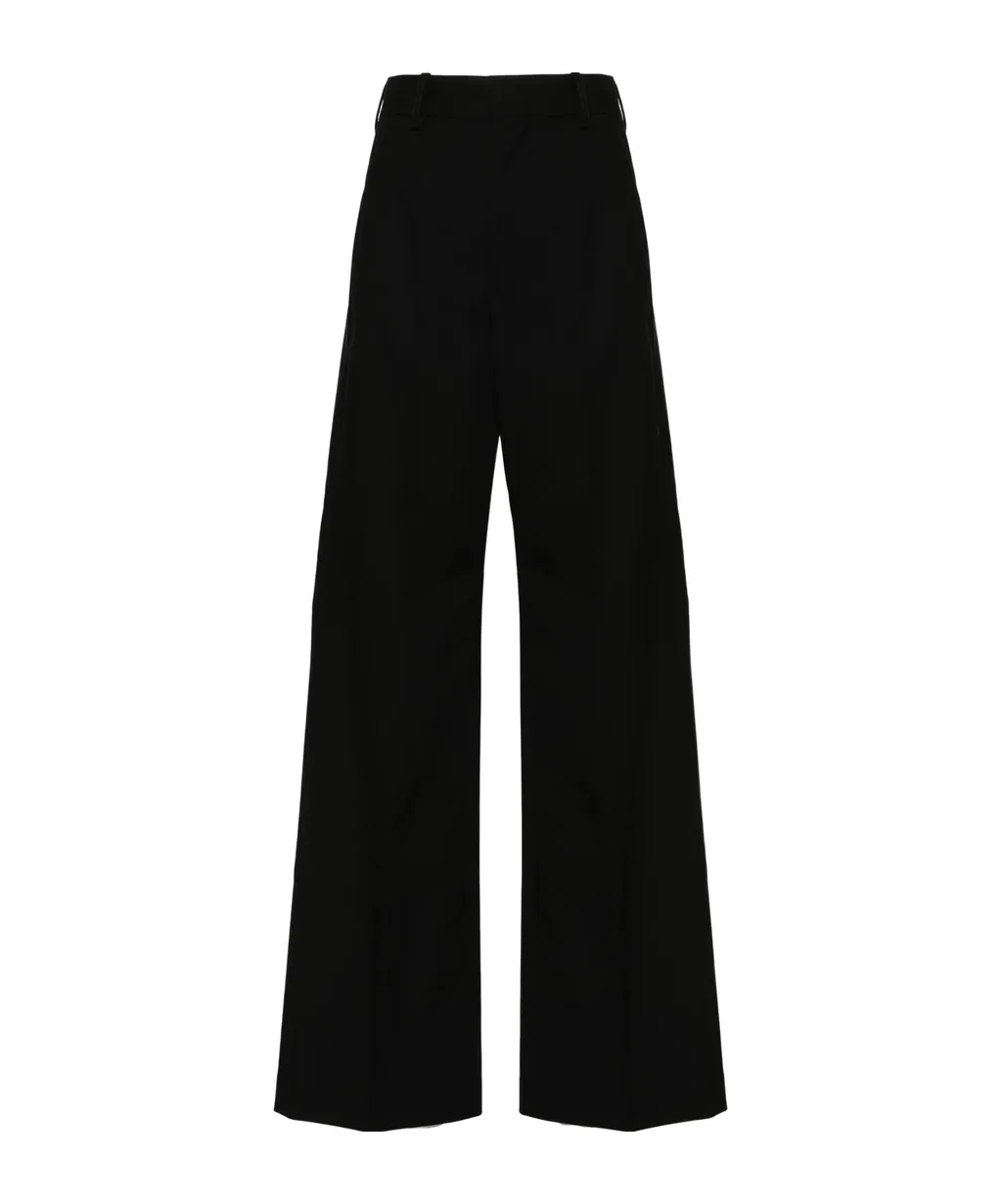 Single-Stitch Straight Trousers
