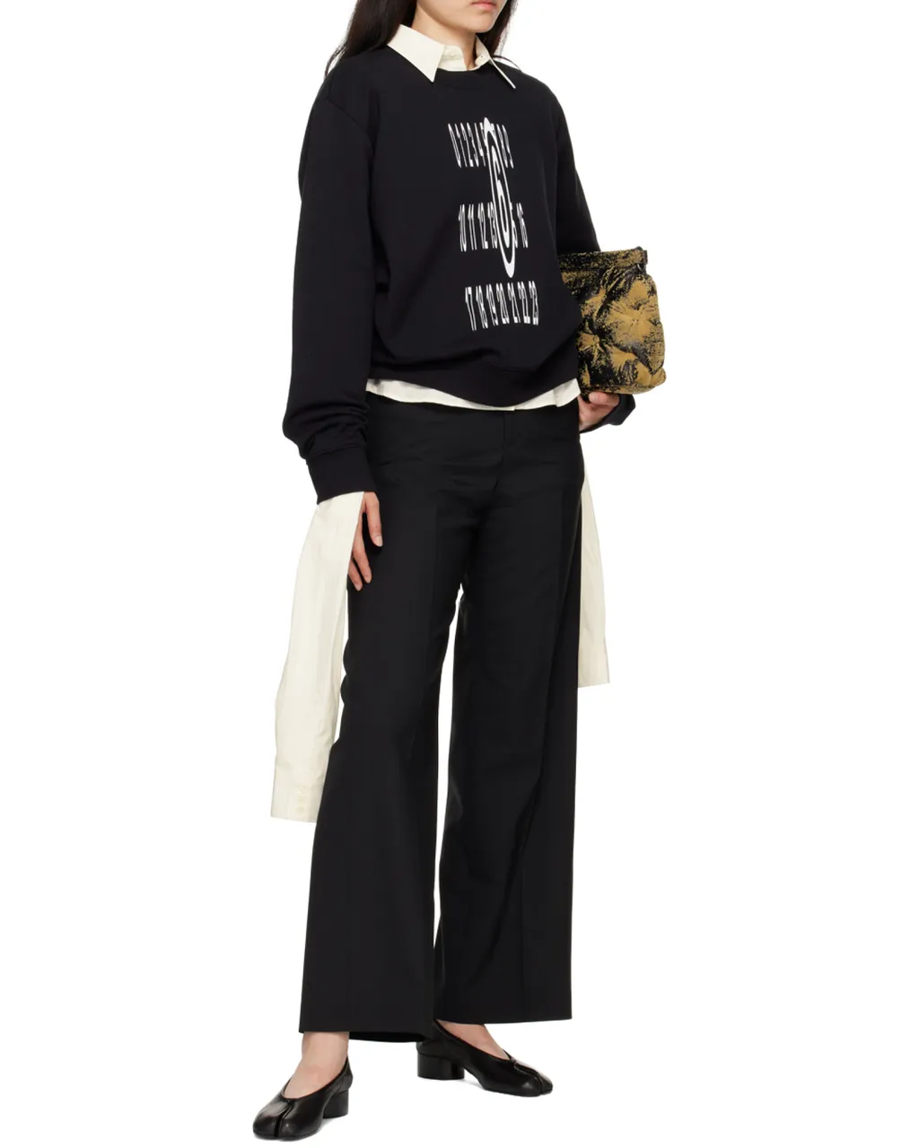 Single-Stitch Straight Trousers