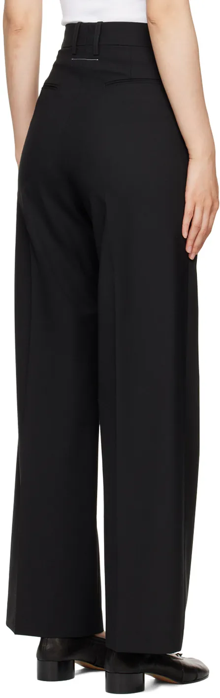 Single-Stitch Straight Trousers