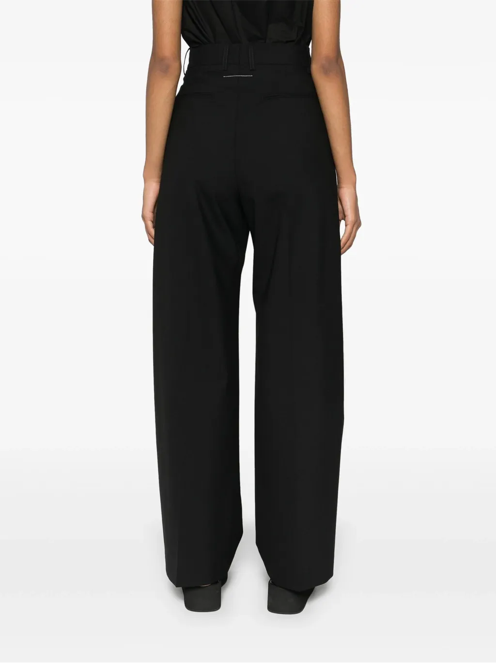 Single-Stitch Straight Trousers