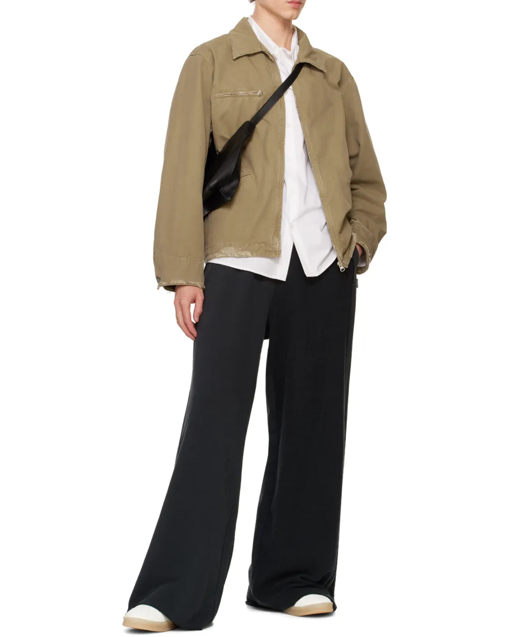 Long-Sleeved Button-Up Shirt