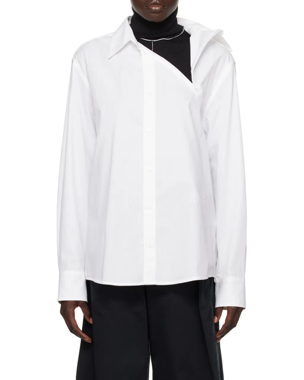 Long-Sleeved Button-Up Shirt