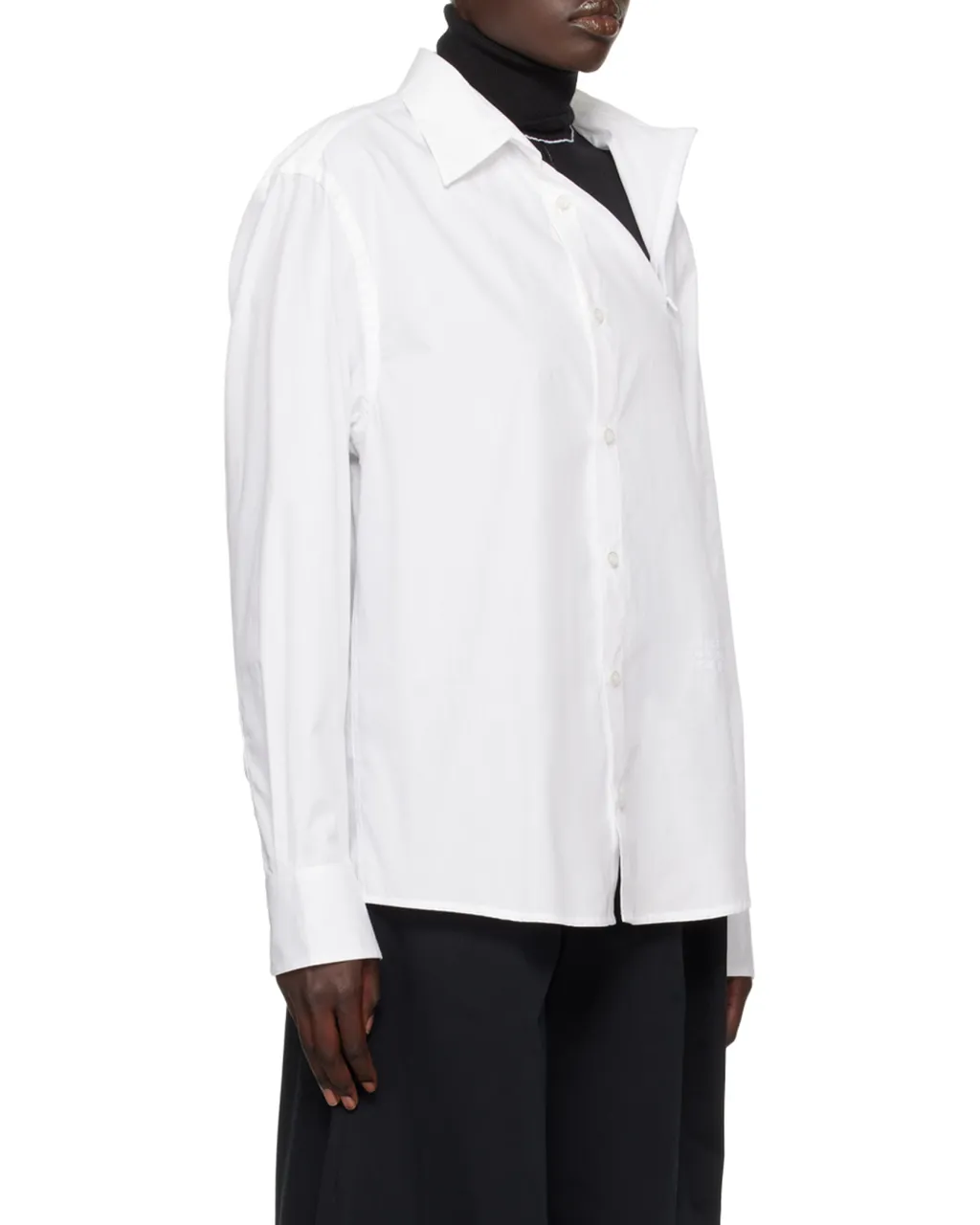 Long-Sleeved Button-Up Shirt