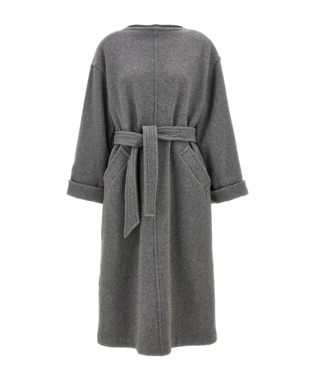 Tie-Waisted Midi Dress