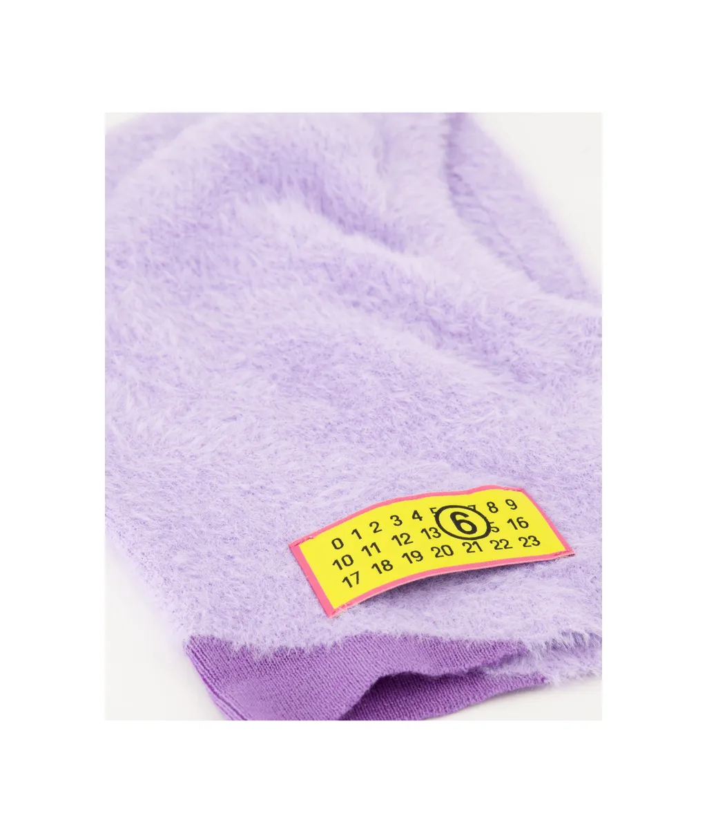 Numbers-Motif Textured Balaclava