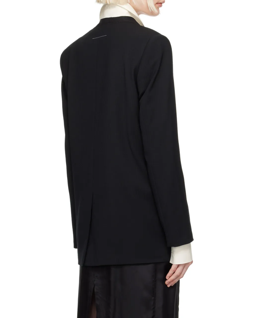 Shoulder Pads Collarless Blazer