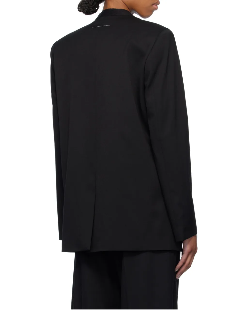 Shoulder Pads Collarless Blazer