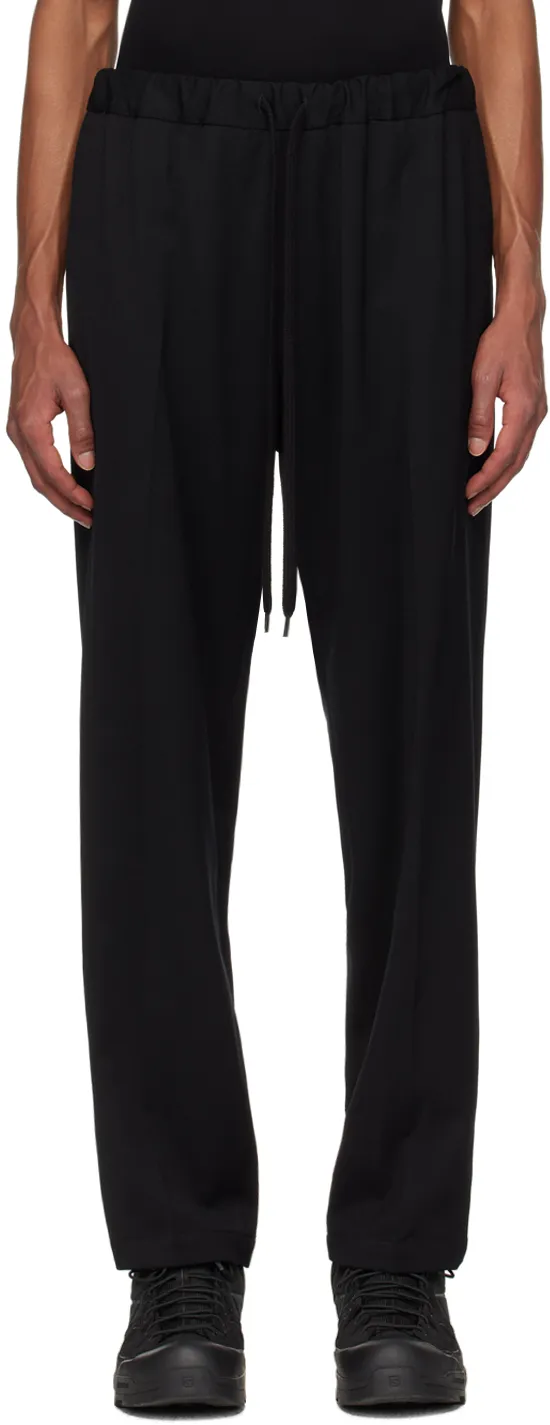 Mid-Rise Drawstring Trousers