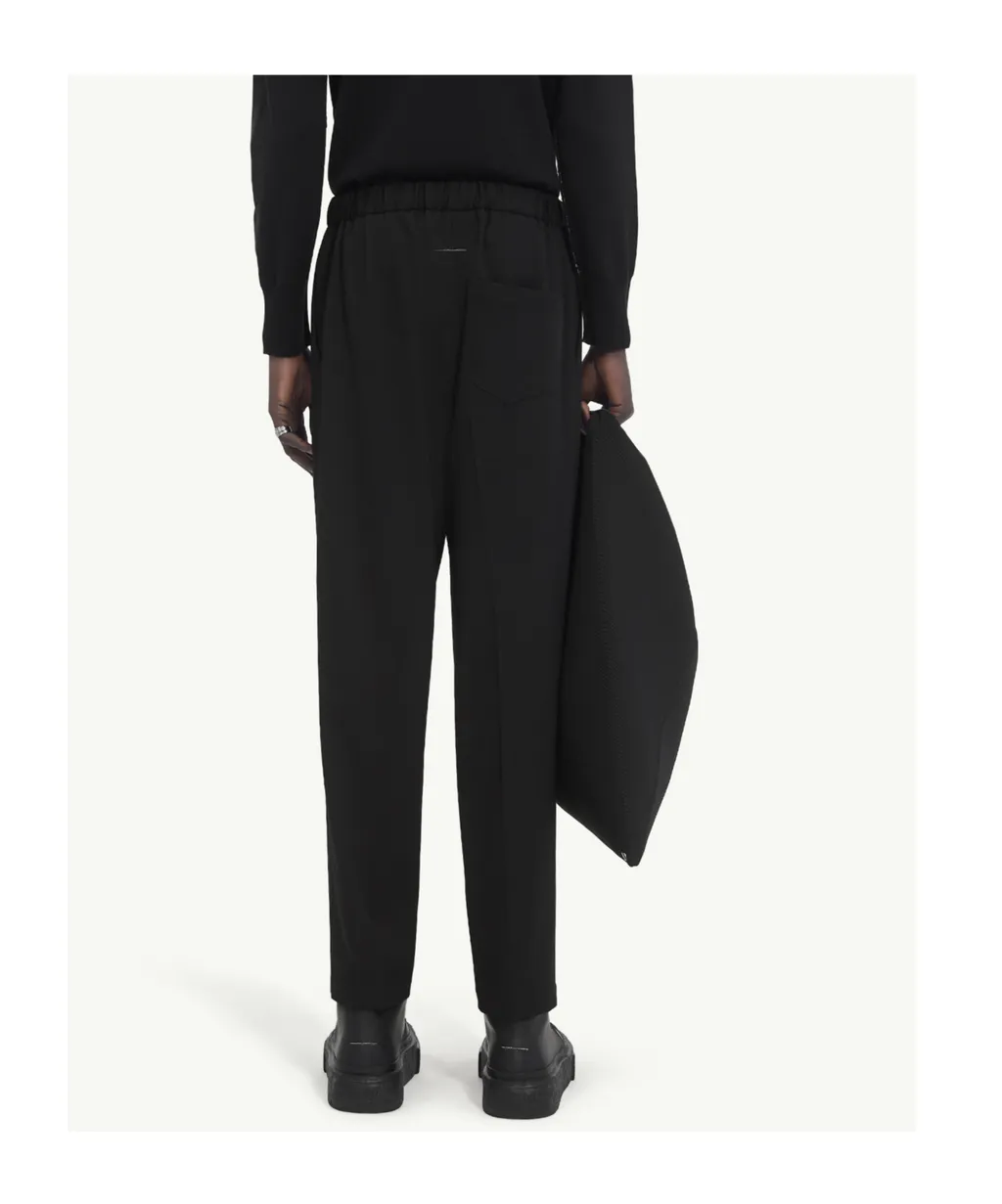 Mid-Rise Drawstring Trousers