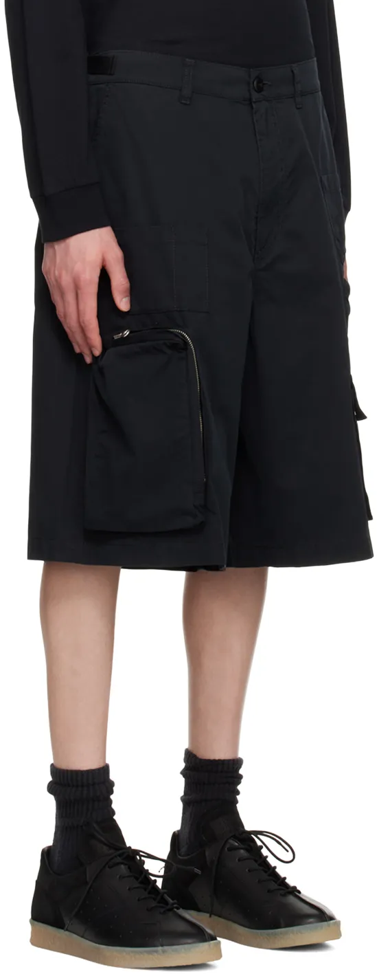 Pocket Detailed Mid-Rise Shorts