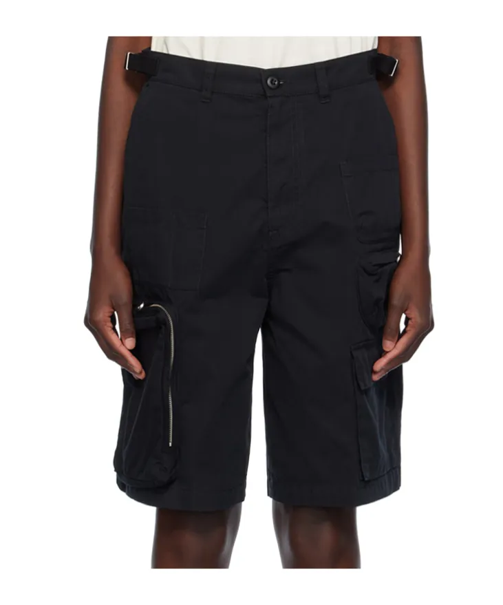 Pocket Detailed Mid-Rise Shorts