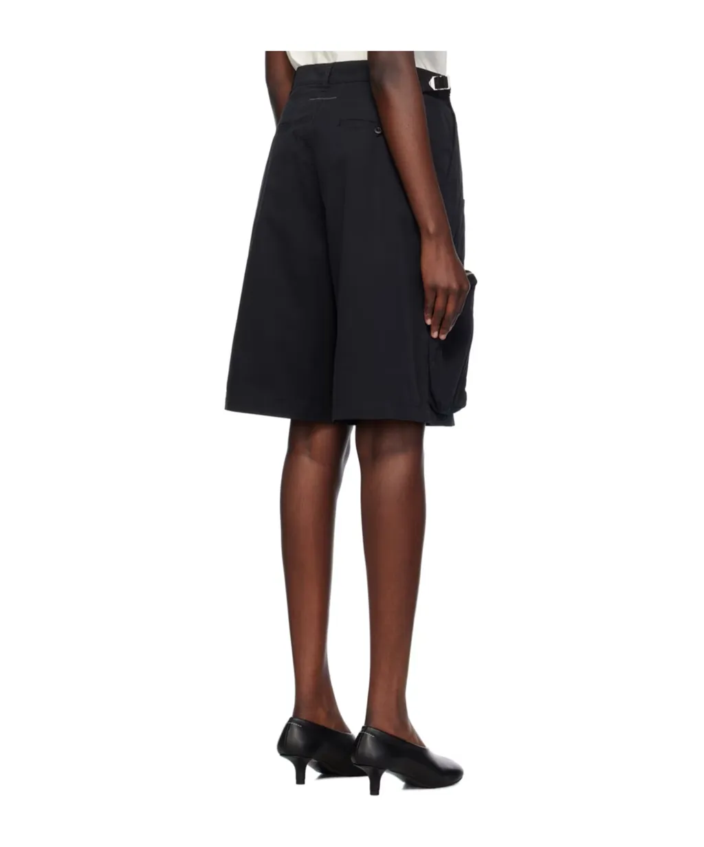 Pocket Detailed Mid-Rise Shorts