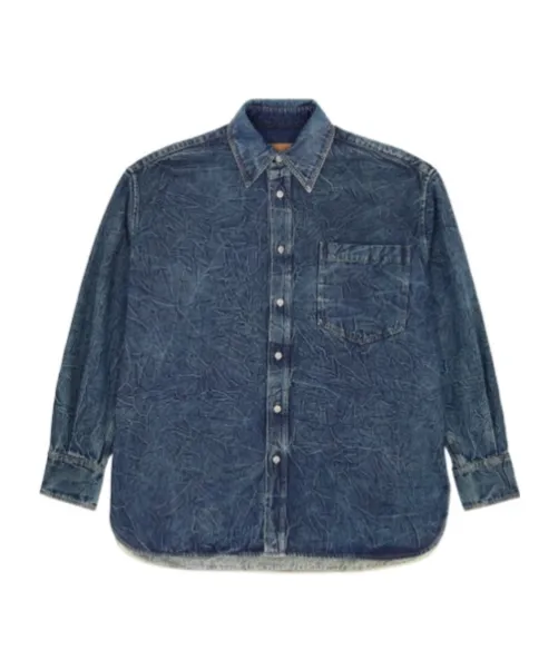 Pittsburgh Crease Button-Up Denim Shirt
