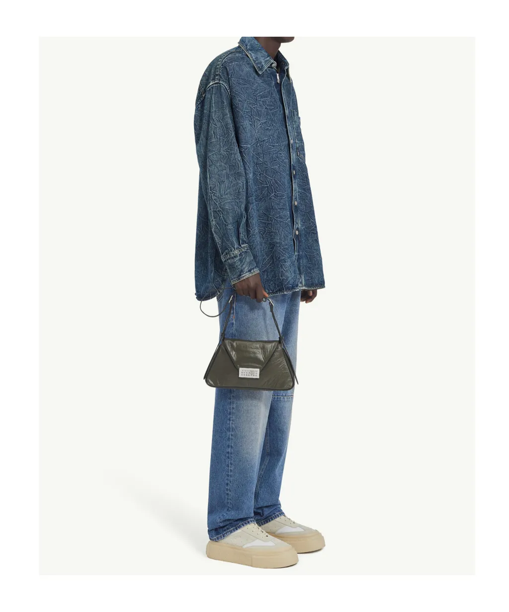 Pittsburgh Crease Button-Up Denim Shirt