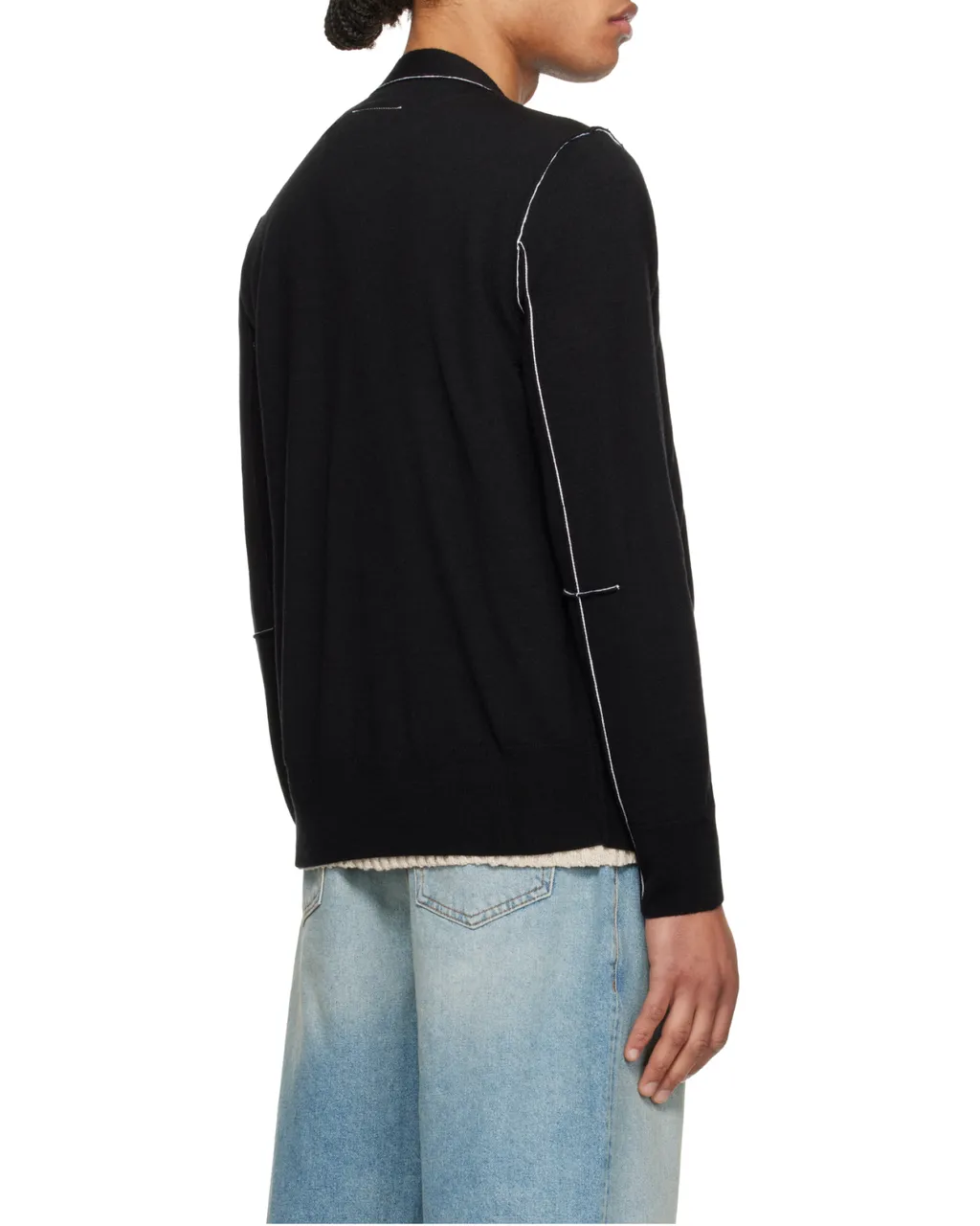 V-Neck Knitted Cardigan