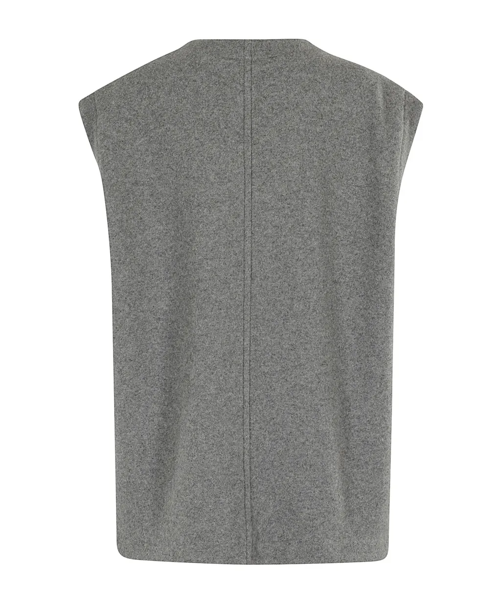 V-Neck Felted Vest