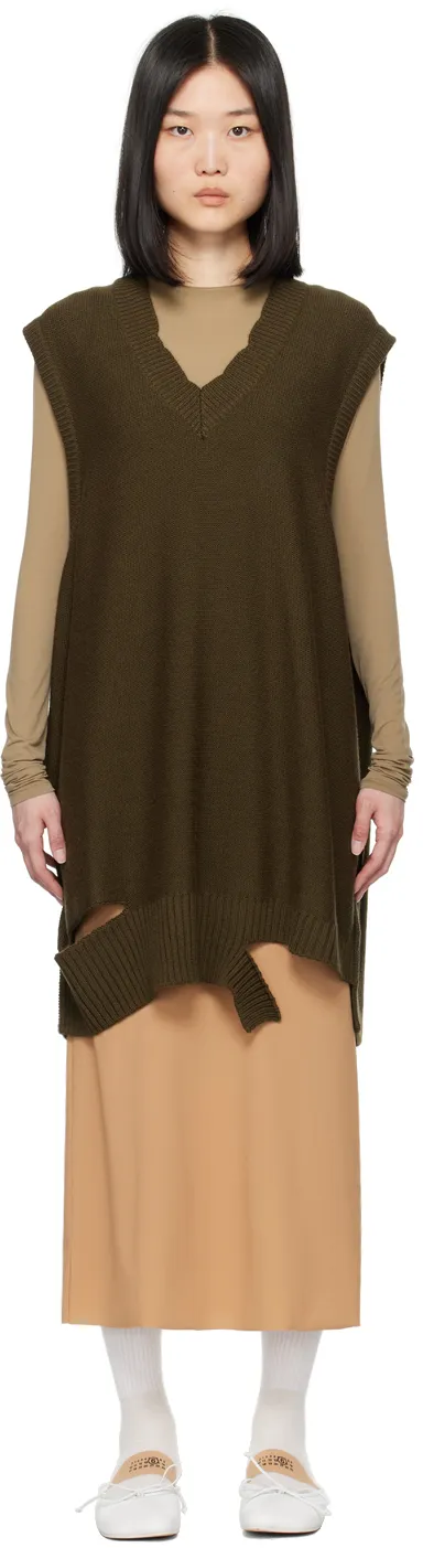 V-Neck Sleeveless Mini Dress