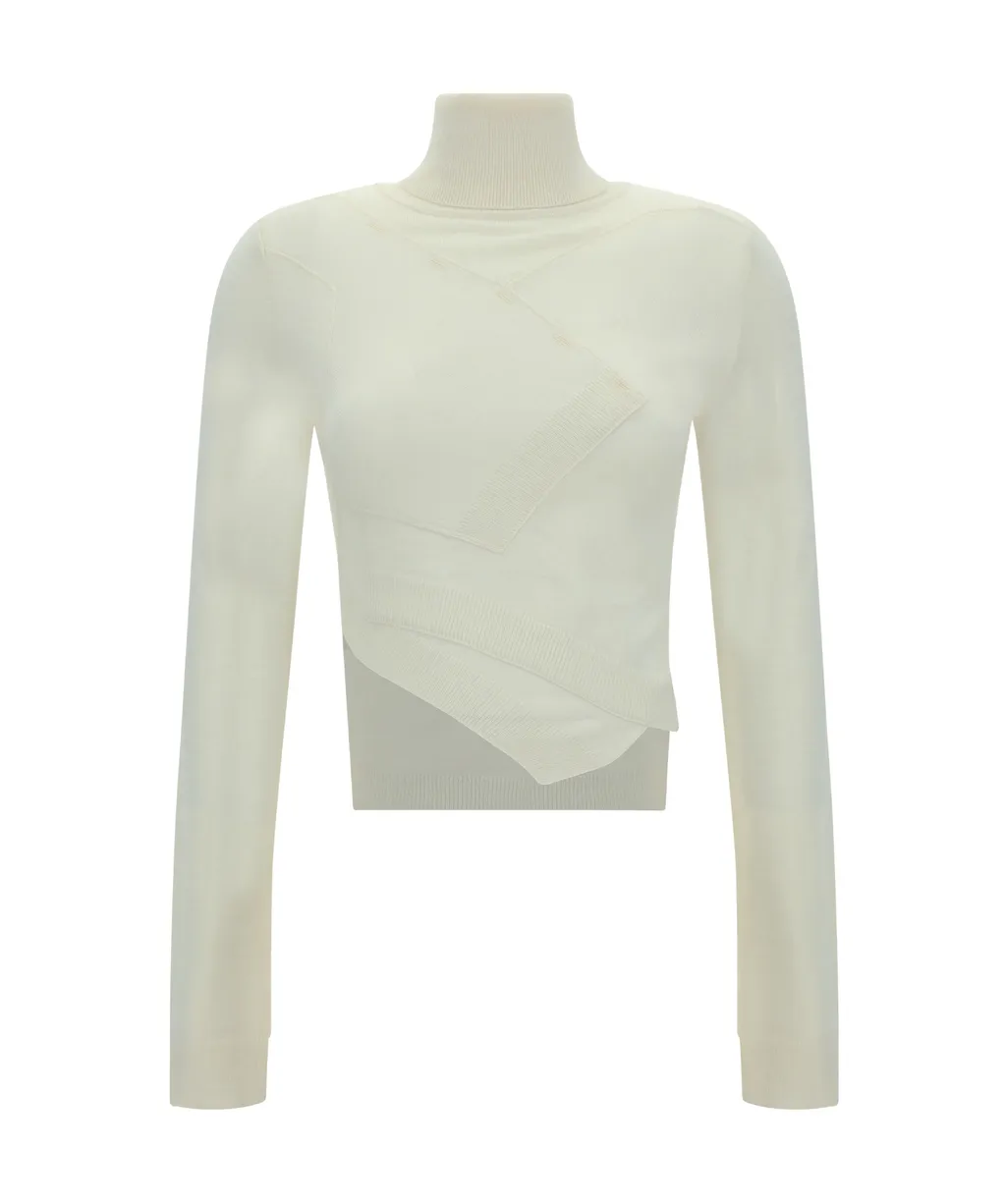 High Neck Long-Sleeved Jumper