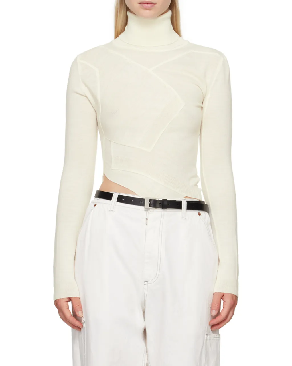 High Neck Long-Sleeved Jumper