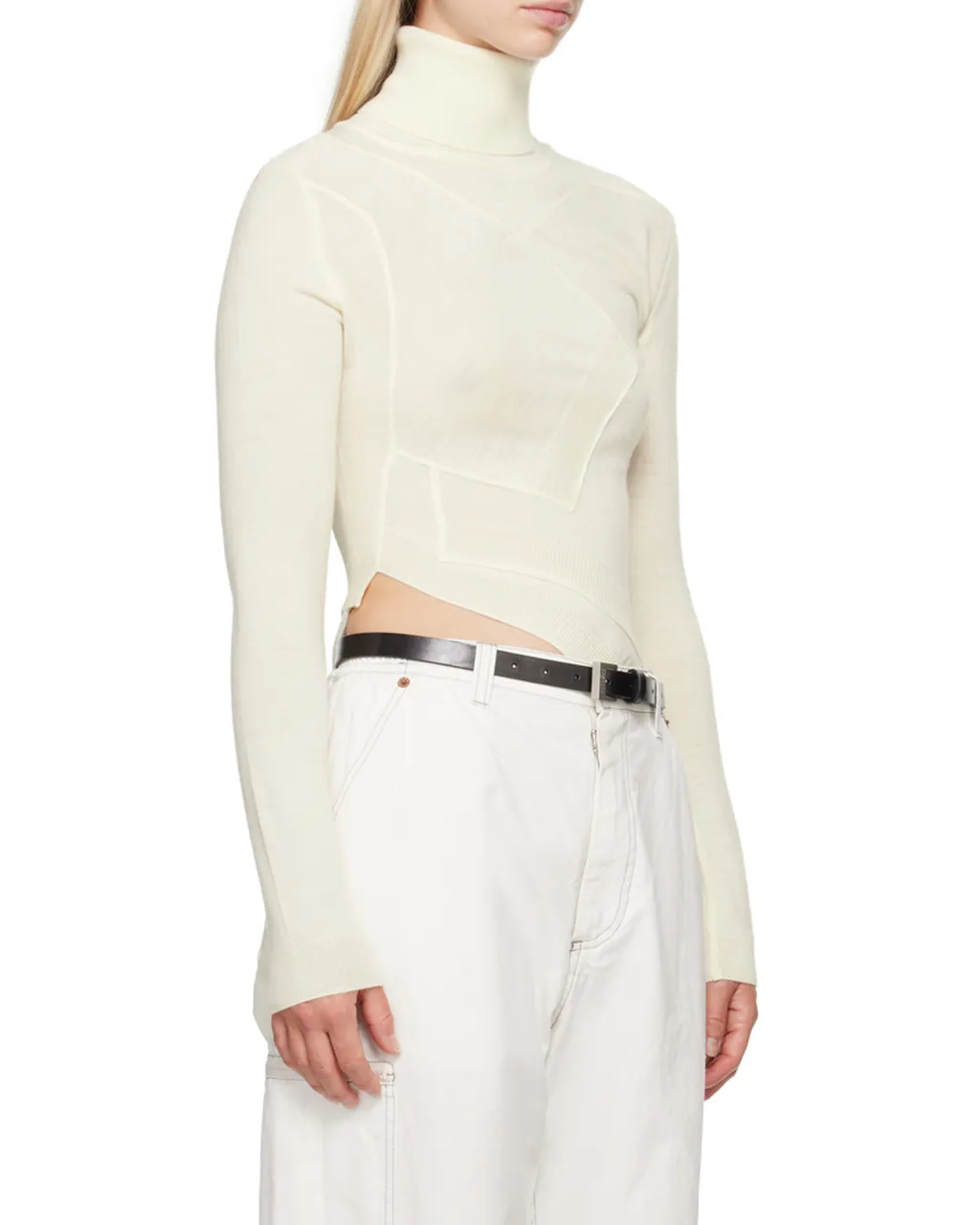 High Neck Long-Sleeved Jumper