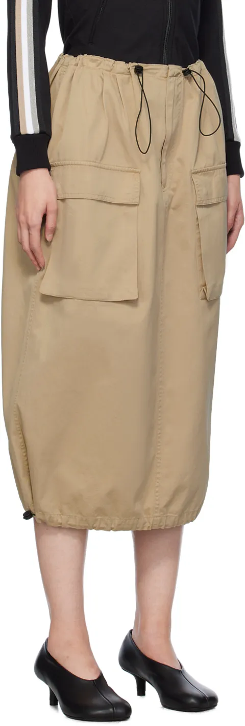 Single Stitch-Logo Midi Skirt