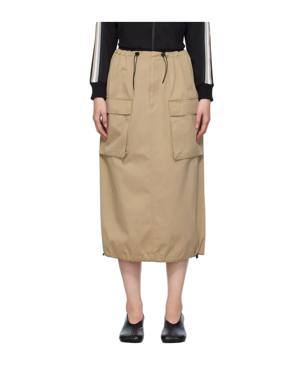 Single Stitch-Logo Midi Skirt