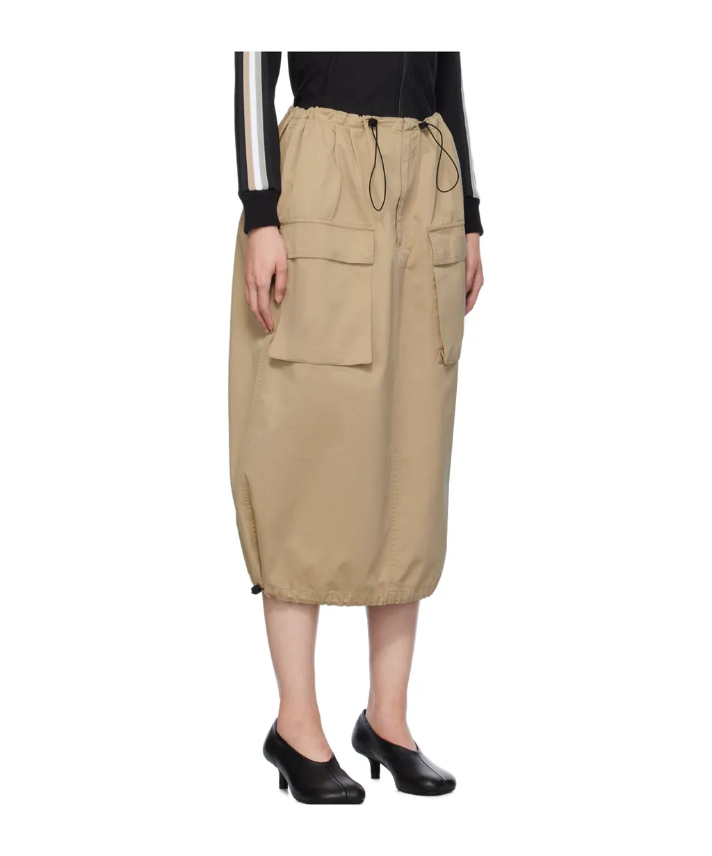 Single Stitch-Logo Midi Skirt