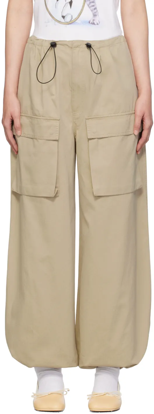 Drawstring Cargo Trousers