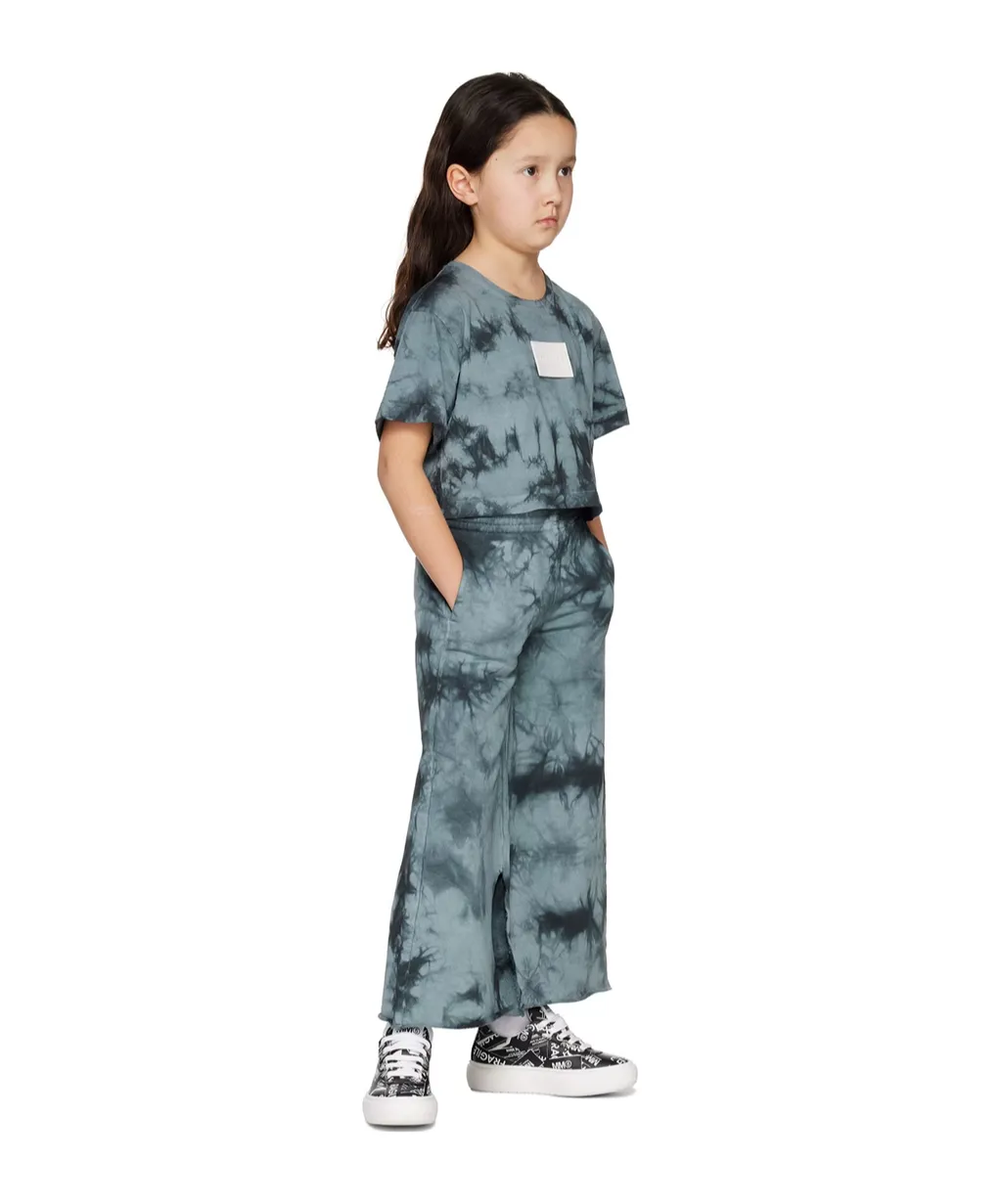 Tie-Dyed Round-Collar T-Shirt