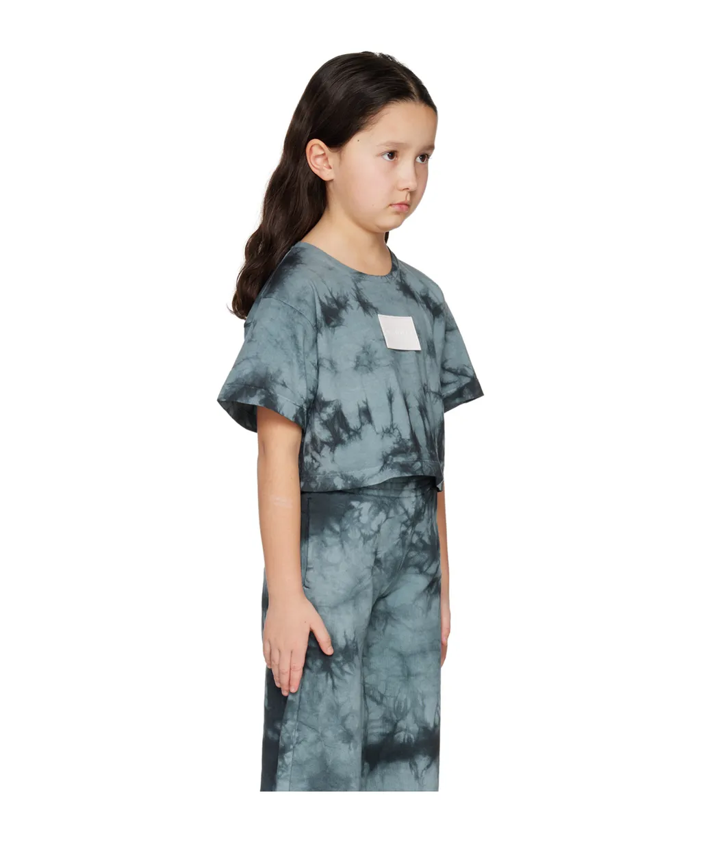 Tie-Dyed Round-Collar T-Shirt