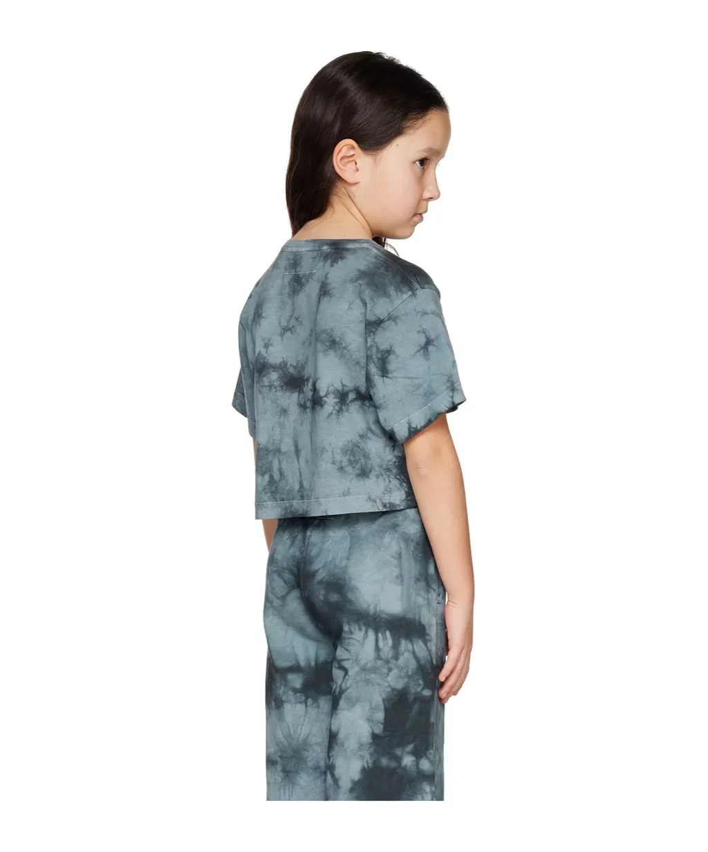 Tie-Dyed Round-Collar T-Shirt