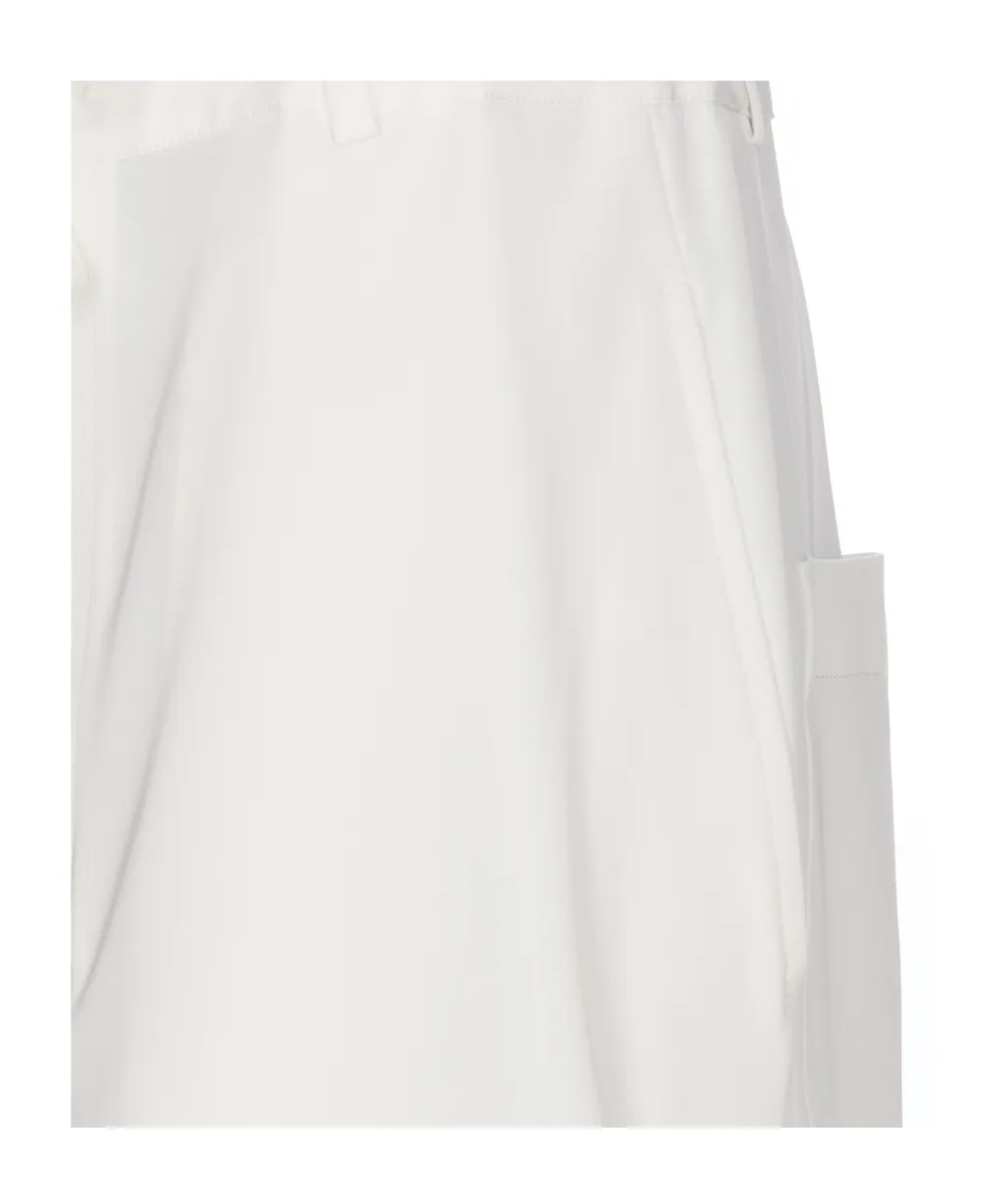 Elasticated Wide-Leg Pants