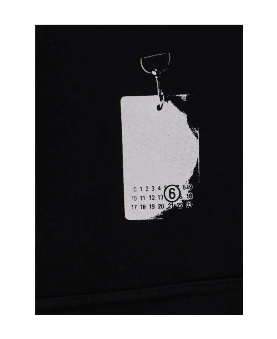 Logo Printed Long-Sleeved Hoodie
