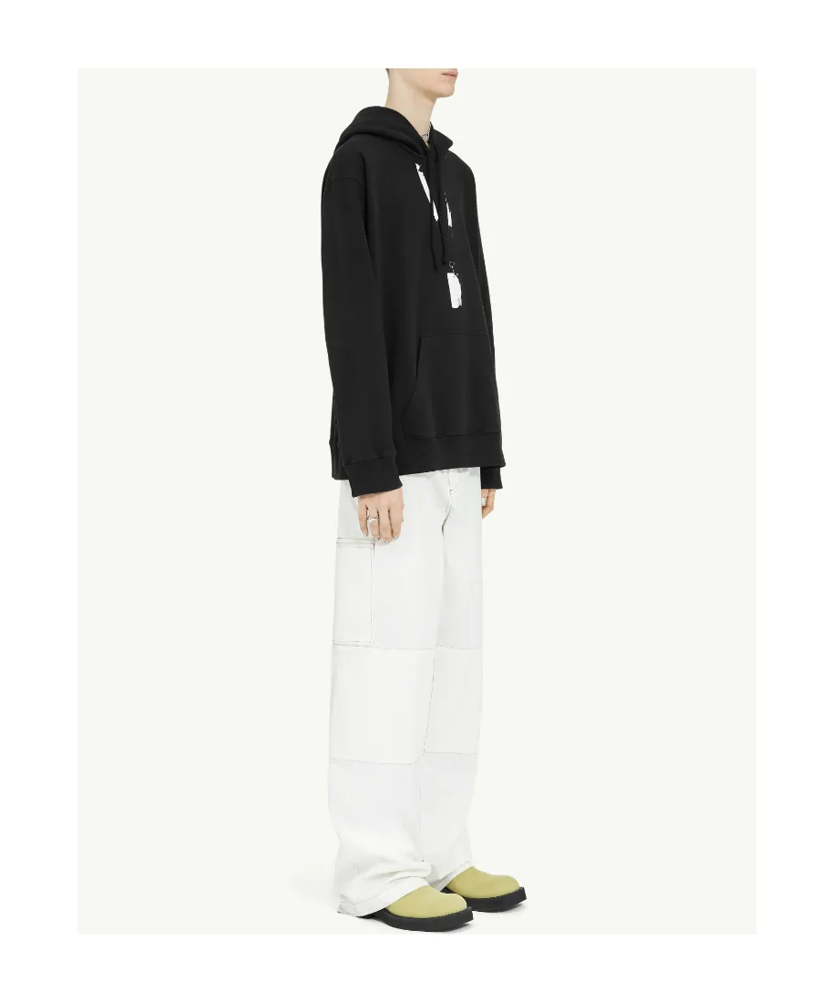 Logo Printed Long-Sleeved Hoodie