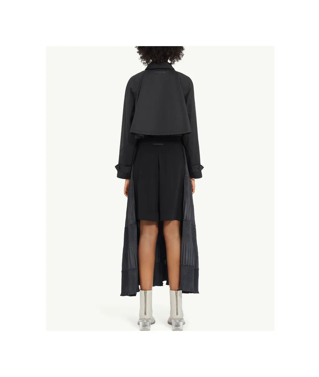 Raw-Cut Hem Cropped Jacket