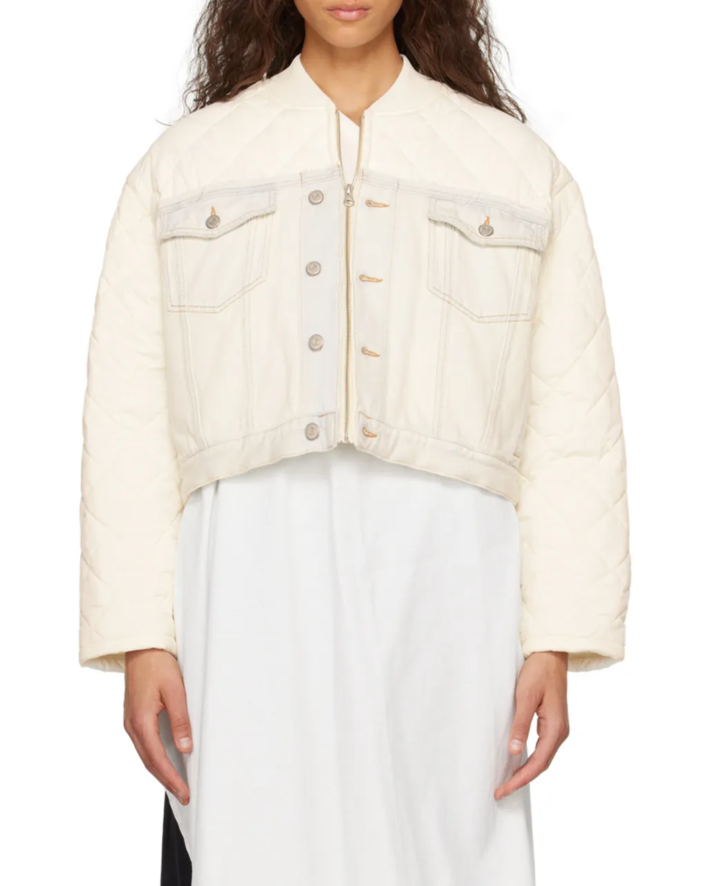 Quilted Denim Jacket