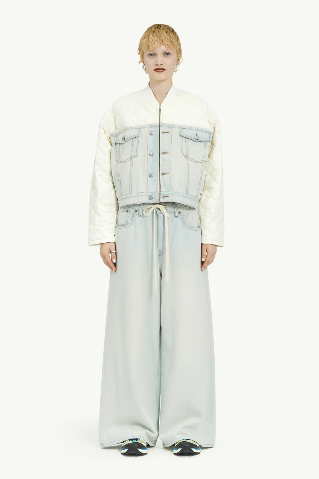 Quilted Denim Jacket