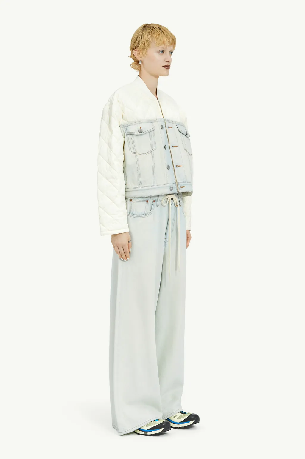 Quilted Denim Jacket