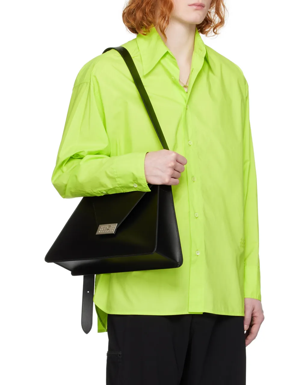 Numeric Embroidered Poplin Shirt