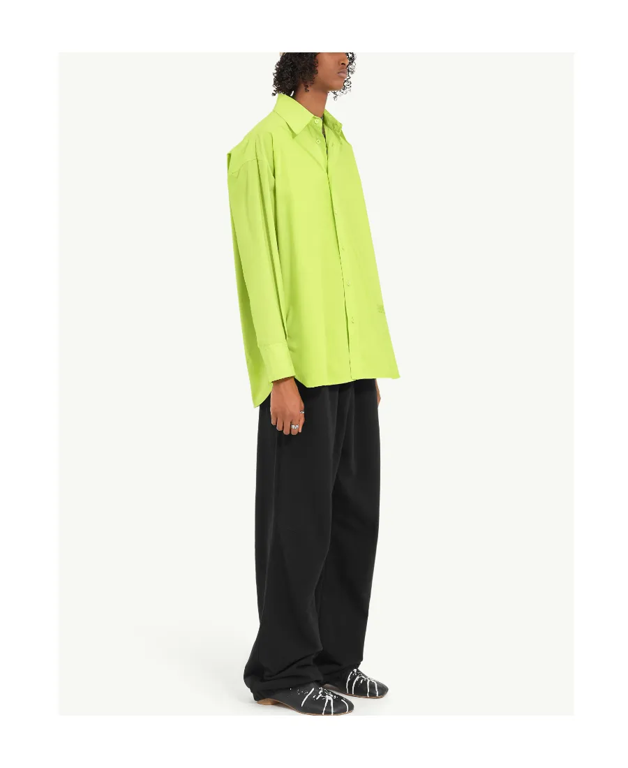 Numeric Embroidered Poplin Shirt