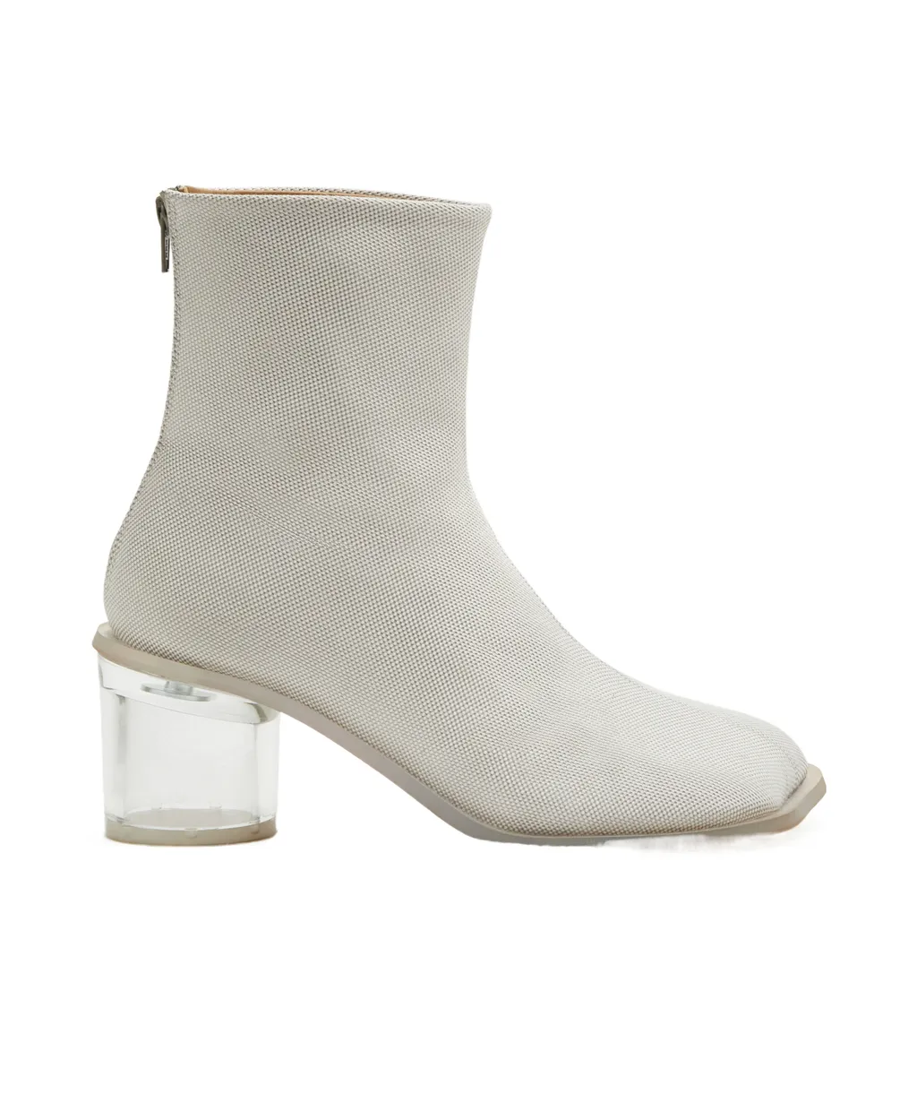 Anatomic Transparent Heeled Ankle Boots