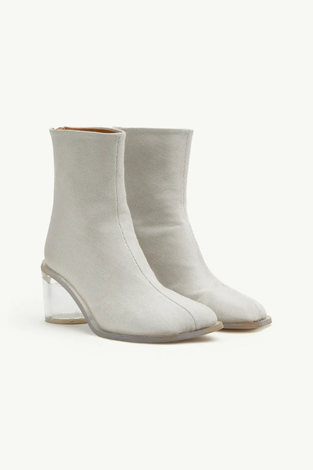 Anatomic Transparent Heeled Ankle Boots