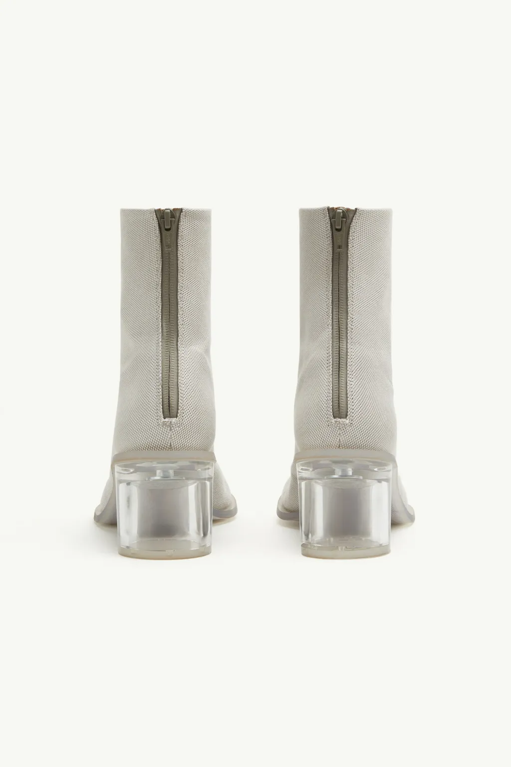 Anatomic Transparent Heeled Ankle Boots