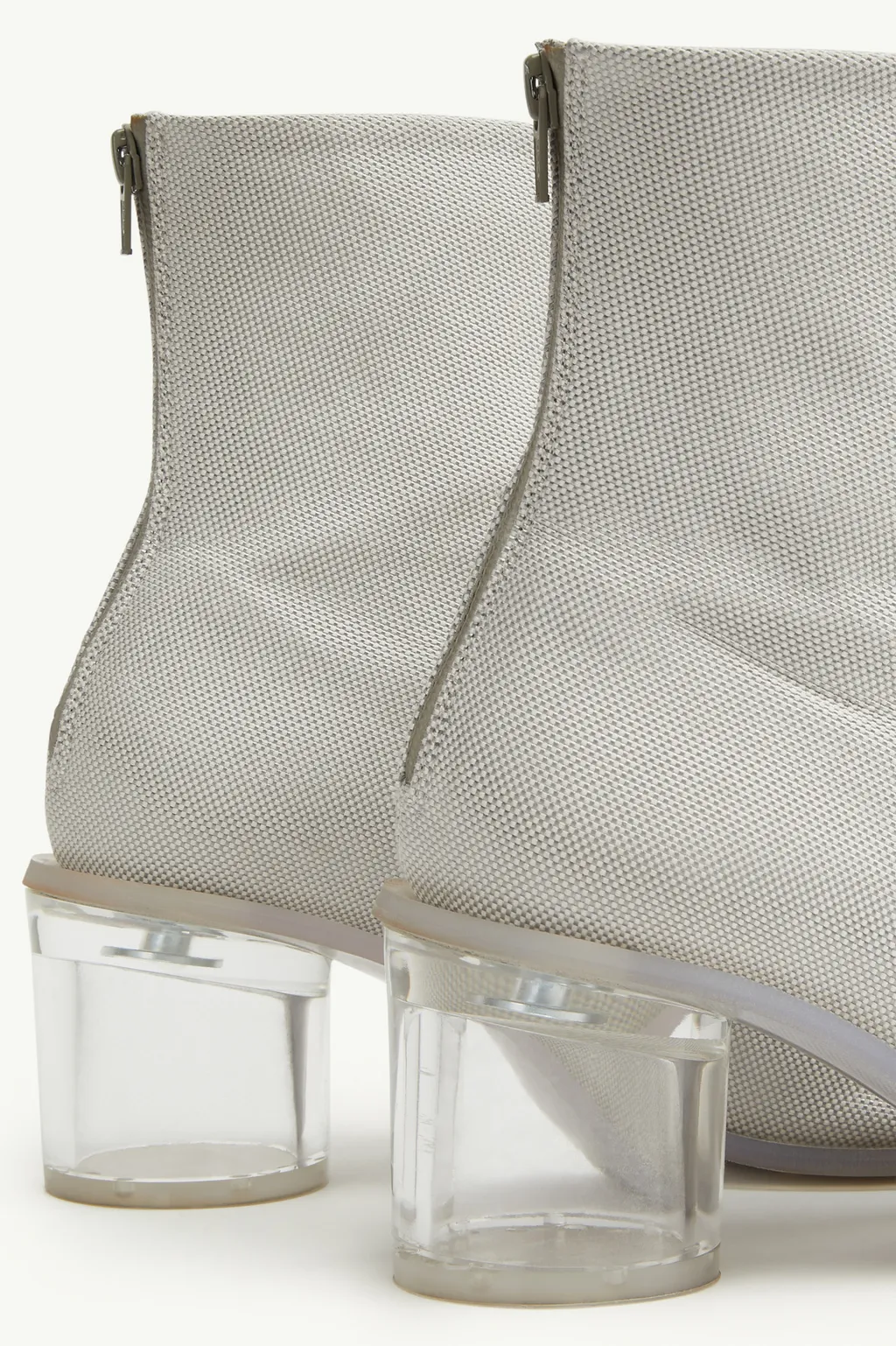 Anatomic Transparent Heeled Ankle Boots