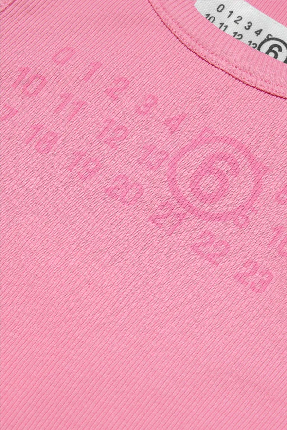 Logo Printed Double-Layered Sleeveless Dress