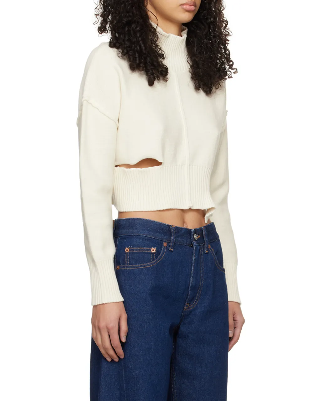 High-Neck Cut-Out Jumper