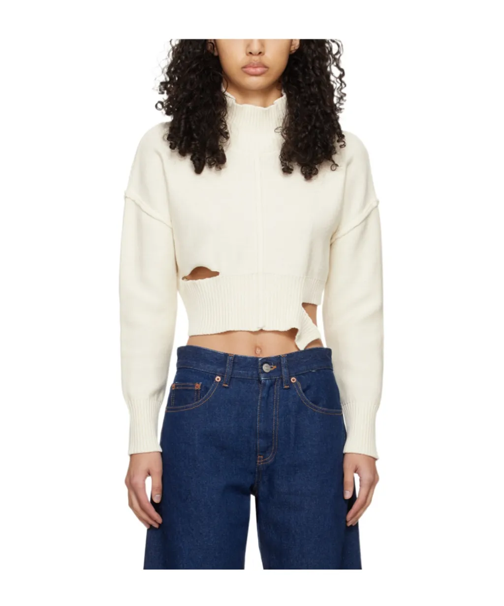 High-Neck Cut-Out Jumper
