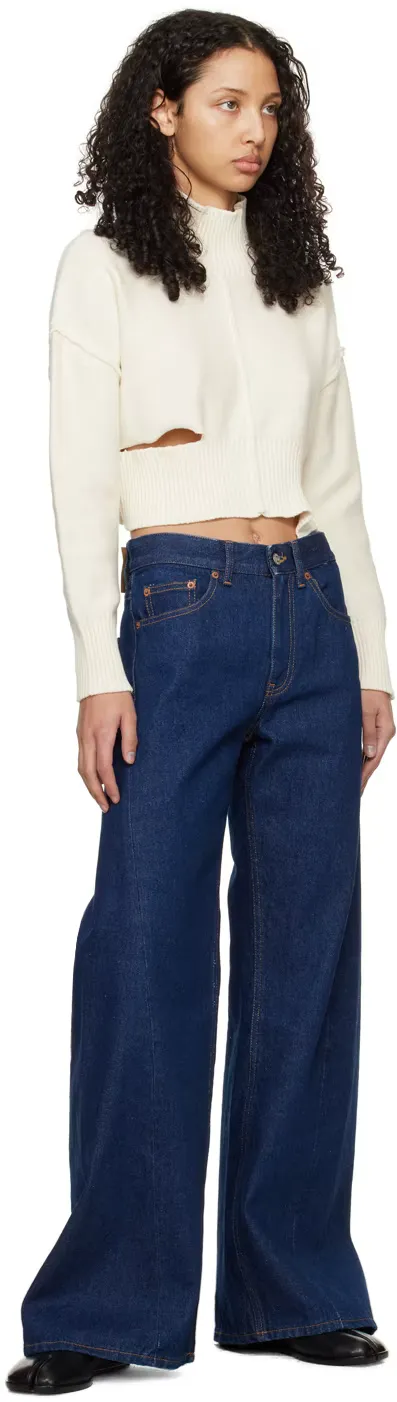 High-Neck Cut-Out Jumper